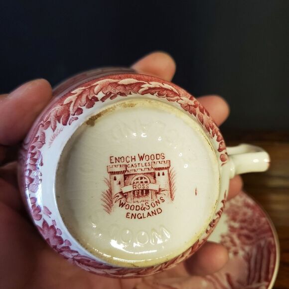 One Enoch Woods Wood & Sons Castles Tea Cup and Saucer - Picture 5 of 6